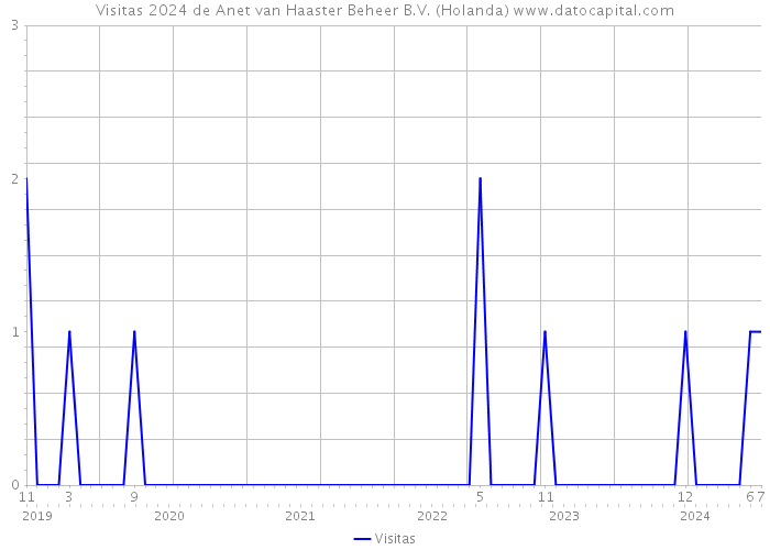 Visitas 2024 de Anet van Haaster Beheer B.V. (Holanda) 