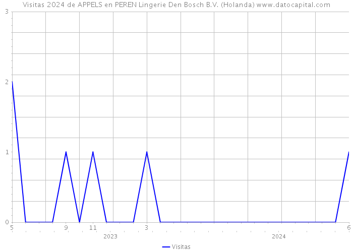 Visitas 2024 de APPELS en PEREN Lingerie Den Bosch B.V. (Holanda) 