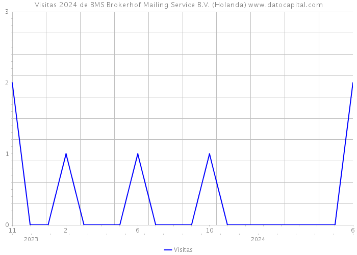 Visitas 2024 de BMS Brokerhof Mailing Service B.V. (Holanda) 