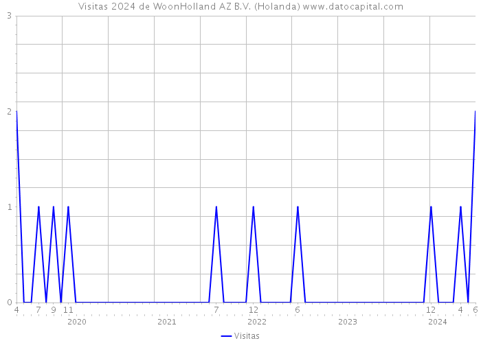 Visitas 2024 de WoonHolland AZ B.V. (Holanda) 