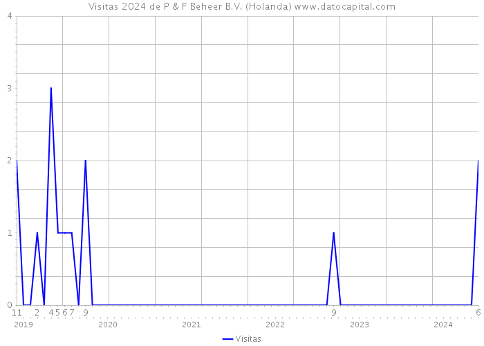 Visitas 2024 de P & F Beheer B.V. (Holanda) 