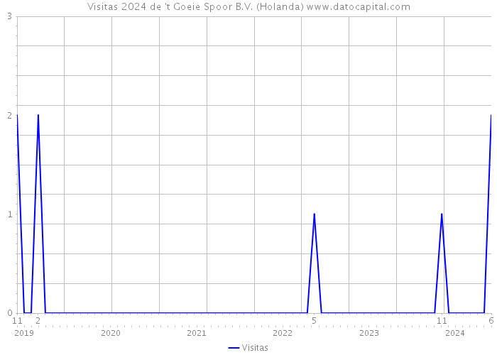 Visitas 2024 de 't Goeie Spoor B.V. (Holanda) 