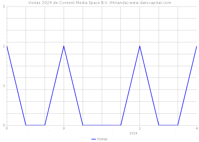 Visitas 2024 de Content Media Space B.V. (Holanda) 