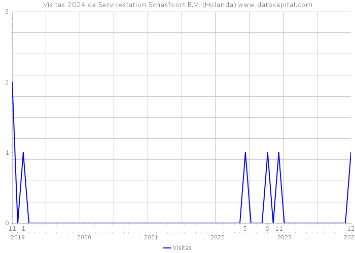 Visitas 2024 de Servicestation Schasfoort B.V. (Holanda) 