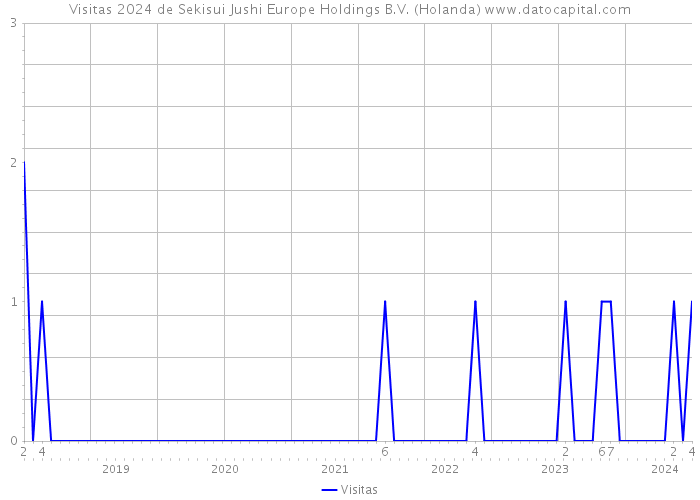 Visitas 2024 de Sekisui Jushi Europe Holdings B.V. (Holanda) 