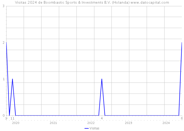 Visitas 2024 de Boombastic Sports & Investments B.V. (Holanda) 