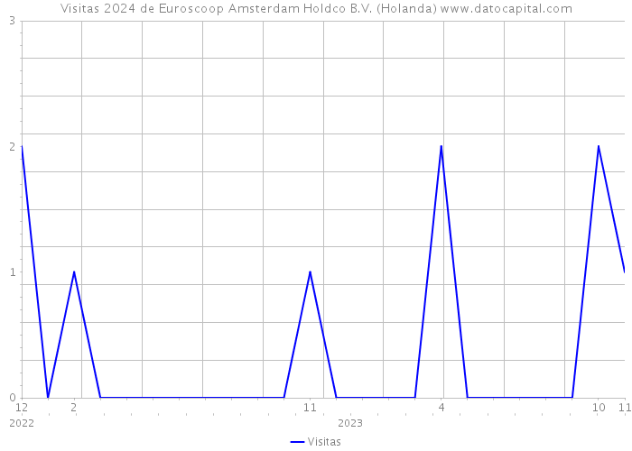 Visitas 2024 de Euroscoop Amsterdam Holdco B.V. (Holanda) 