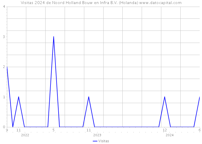 Visitas 2024 de Noord Holland Bouw en Infra B.V. (Holanda) 