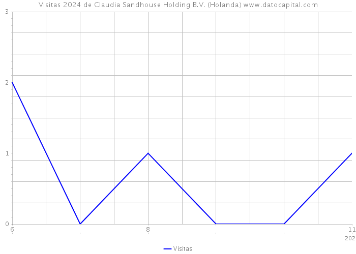 Visitas 2024 de Claudia Sandhouse Holding B.V. (Holanda) 