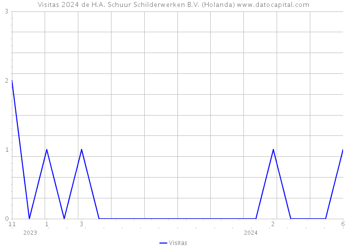 Visitas 2024 de H.A. Schuur Schilderwerken B.V. (Holanda) 