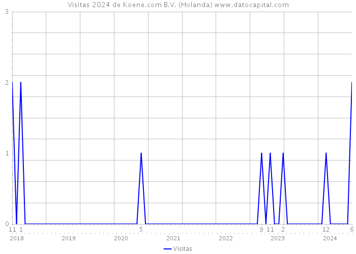 Visitas 2024 de Koene.com B.V. (Holanda) 