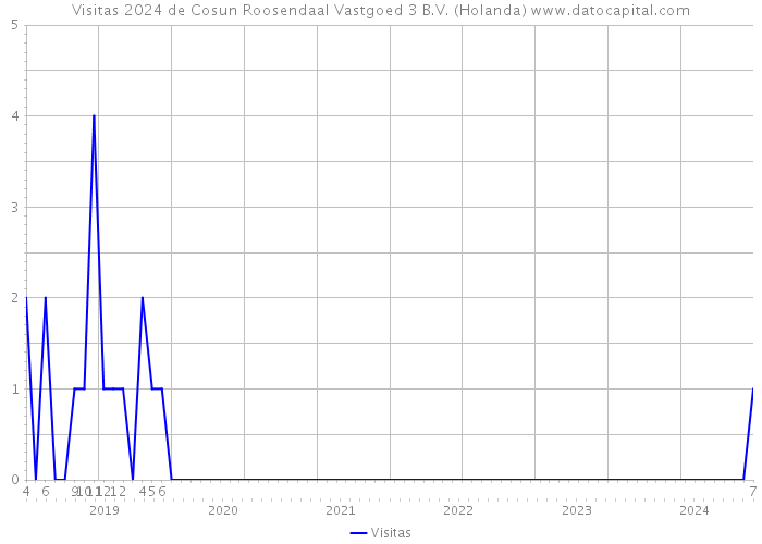 Visitas 2024 de Cosun Roosendaal Vastgoed 3 B.V. (Holanda) 