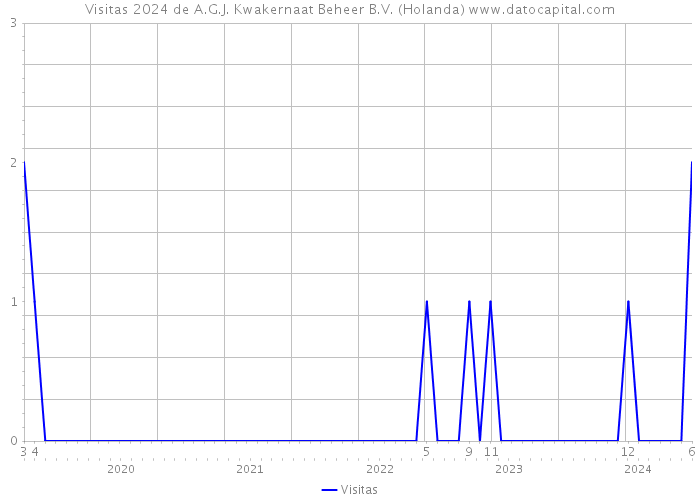 Visitas 2024 de A.G.J. Kwakernaat Beheer B.V. (Holanda) 