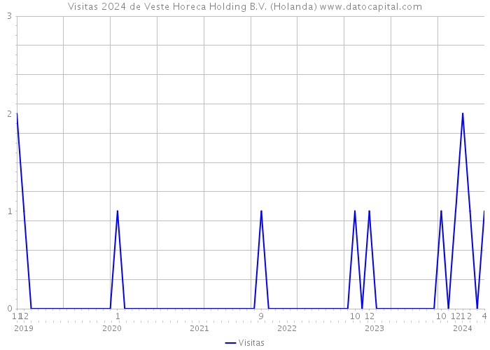 Visitas 2024 de Veste Horeca Holding B.V. (Holanda) 