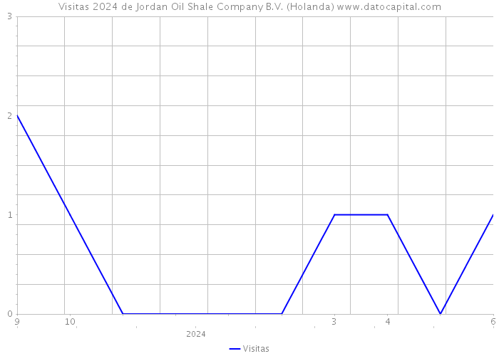Visitas 2024 de Jordan Oil Shale Company B.V. (Holanda) 