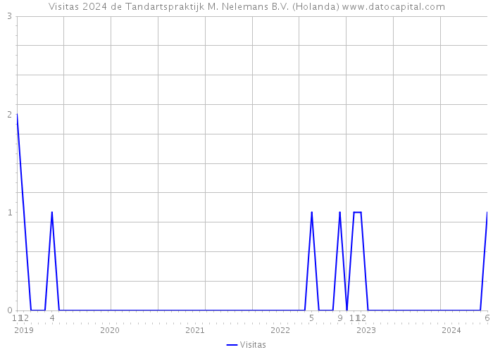 Visitas 2024 de Tandartspraktijk M. Nelemans B.V. (Holanda) 