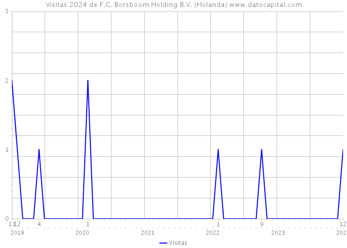 Visitas 2024 de F.C. Borsboom Holding B.V. (Holanda) 