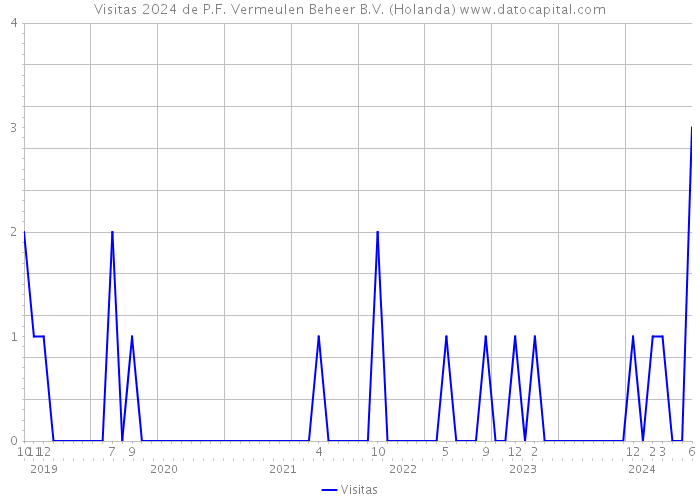 Visitas 2024 de P.F. Vermeulen Beheer B.V. (Holanda) 