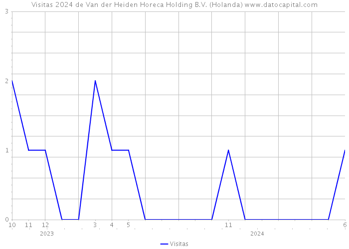 Visitas 2024 de Van der Heiden Horeca Holding B.V. (Holanda) 