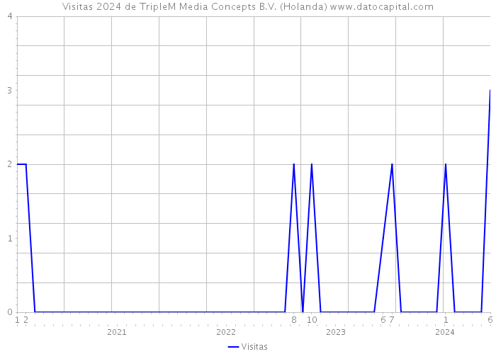 Visitas 2024 de TripleM Media Concepts B.V. (Holanda) 