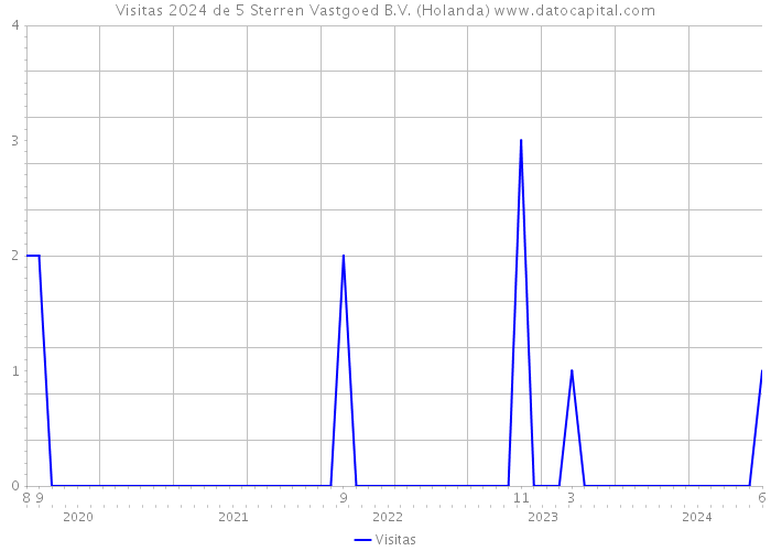 Visitas 2024 de 5 Sterren Vastgoed B.V. (Holanda) 