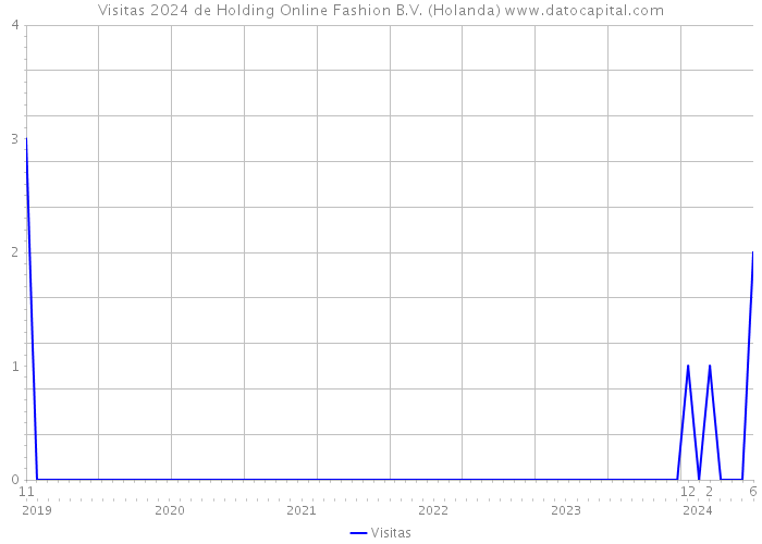 Visitas 2024 de Holding Online Fashion B.V. (Holanda) 