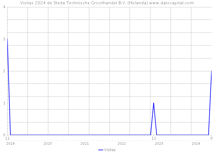 Visitas 2024 de Steda Technische Groothandel B.V. (Holanda) 