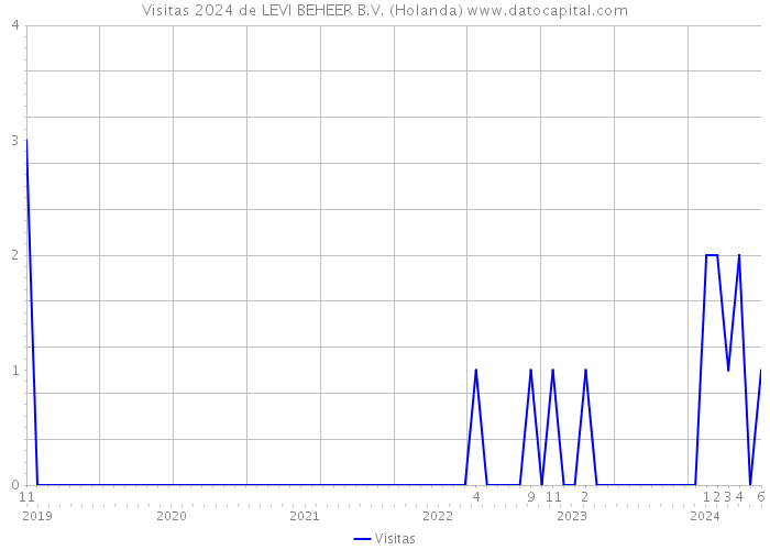 Visitas 2024 de LEVI BEHEER B.V. (Holanda) 