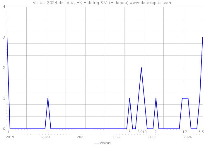 Visitas 2024 de Lotus HK Holding B.V. (Holanda) 