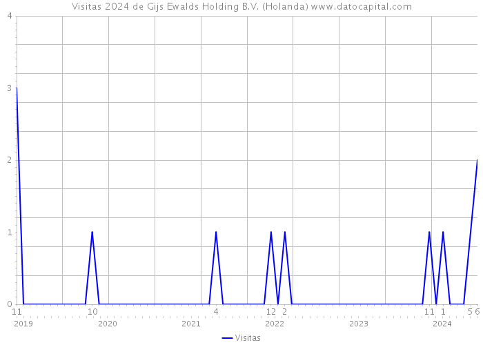 Visitas 2024 de Gijs Ewalds Holding B.V. (Holanda) 