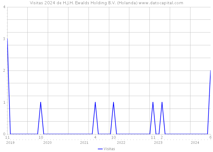 Visitas 2024 de H.J.H. Ewalds Holding B.V. (Holanda) 