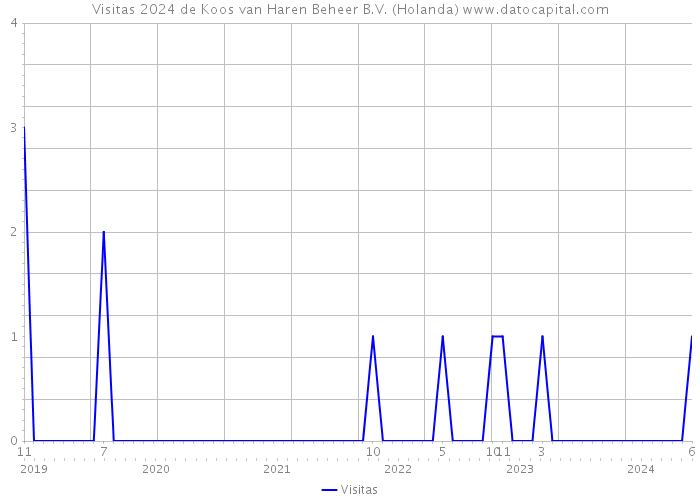 Visitas 2024 de Koos van Haren Beheer B.V. (Holanda) 