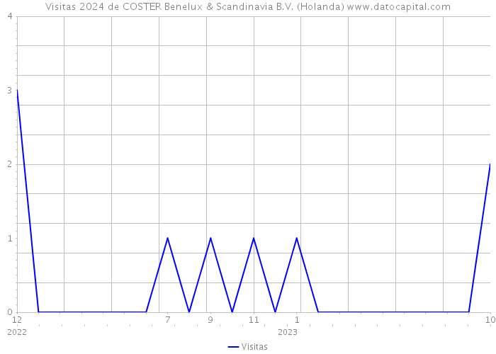 Visitas 2024 de COSTER Benelux & Scandinavia B.V. (Holanda) 