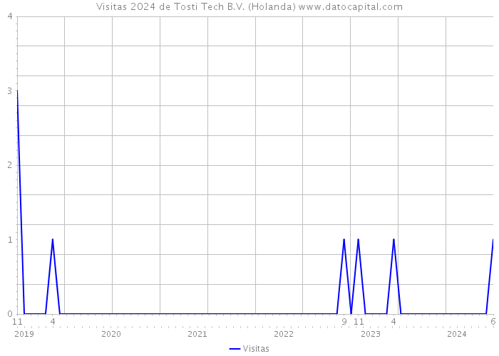 Visitas 2024 de Tosti Tech B.V. (Holanda) 