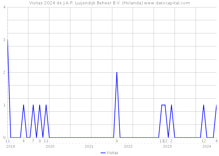 Visitas 2024 de J.A.P. Luijendijk Beheer B.V. (Holanda) 