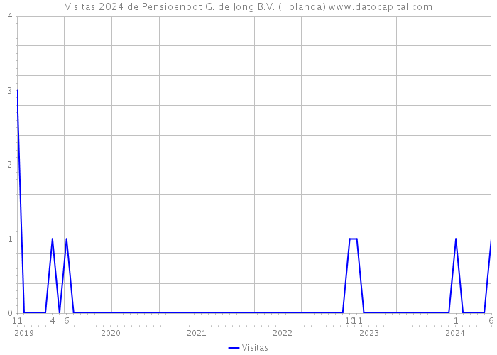 Visitas 2024 de Pensioenpot G. de Jong B.V. (Holanda) 