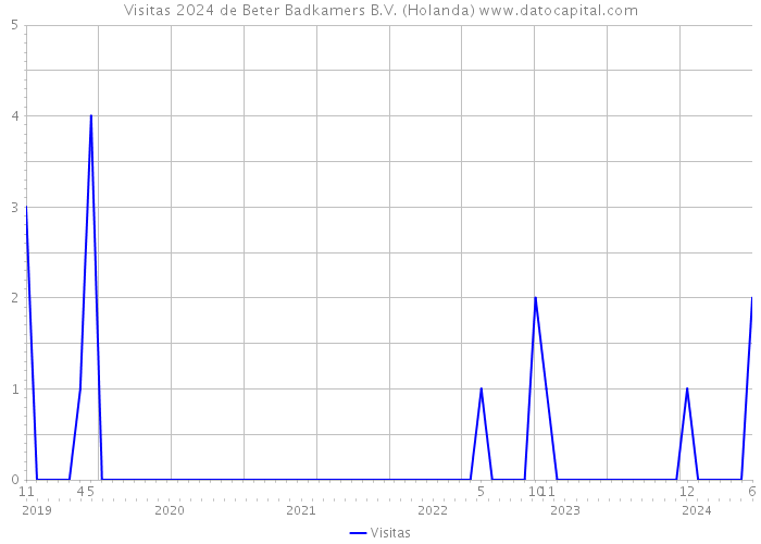 Visitas 2024 de Beter Badkamers B.V. (Holanda) 