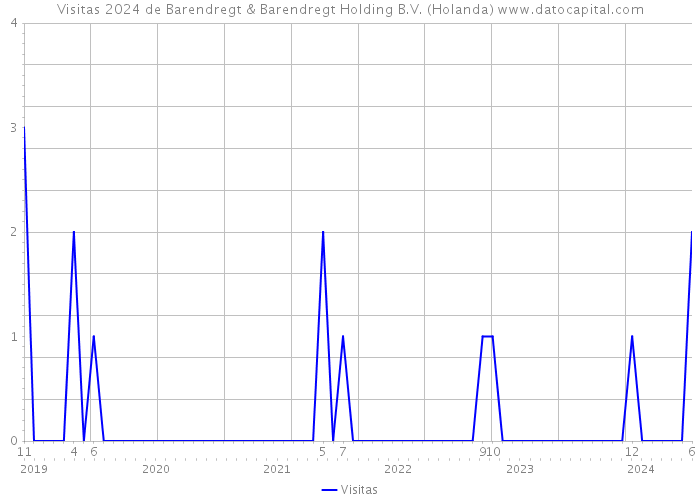Visitas 2024 de Barendregt & Barendregt Holding B.V. (Holanda) 