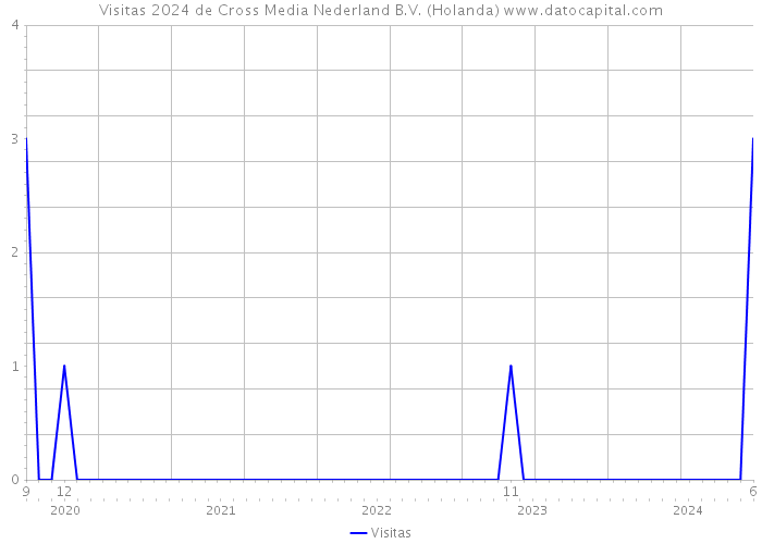 Visitas 2024 de Cross Media Nederland B.V. (Holanda) 