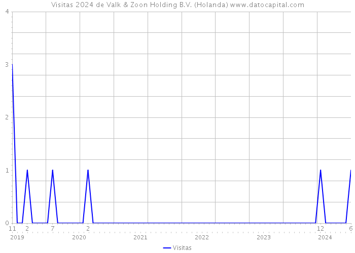 Visitas 2024 de Valk & Zoon Holding B.V. (Holanda) 