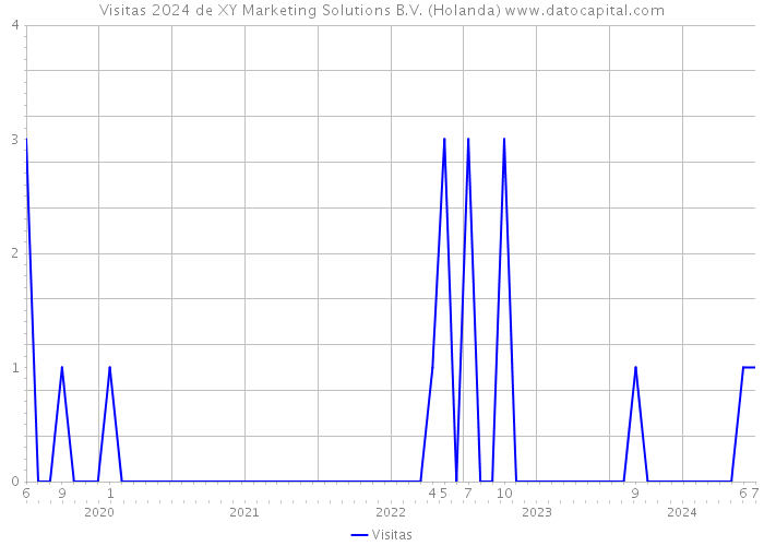 Visitas 2024 de XY Marketing Solutions B.V. (Holanda) 