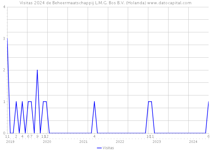 Visitas 2024 de Beheermaatschappij L.M.G. Bos B.V. (Holanda) 