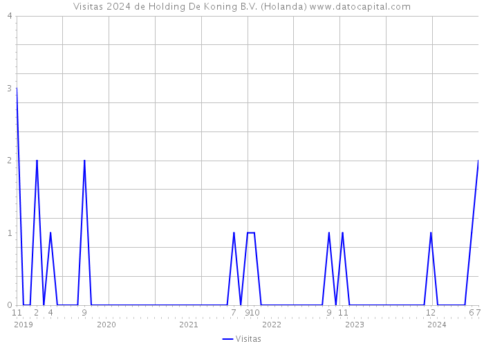 Visitas 2024 de Holding De Koning B.V. (Holanda) 