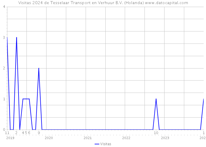 Visitas 2024 de Tesselaar Transport en Verhuur B.V. (Holanda) 