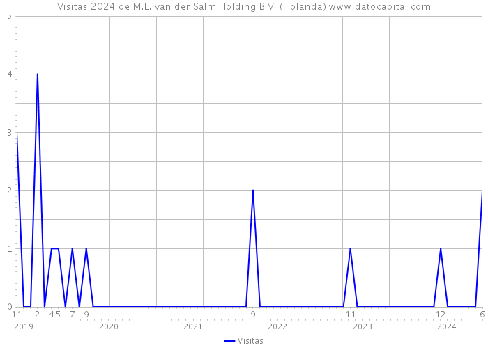 Visitas 2024 de M.L. van der Salm Holding B.V. (Holanda) 