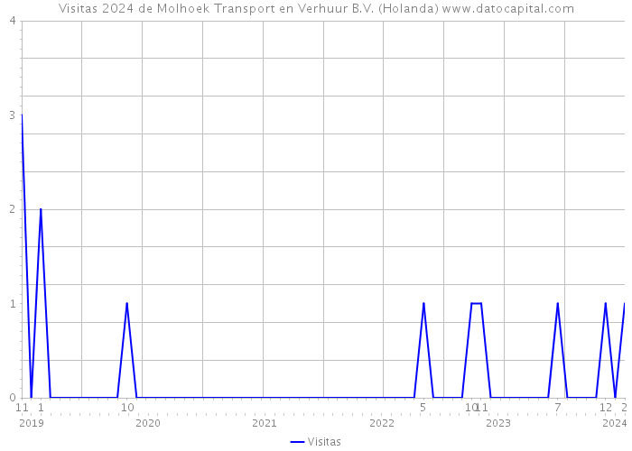 Visitas 2024 de Molhoek Transport en Verhuur B.V. (Holanda) 