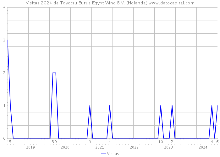 Visitas 2024 de Toyotsu Eurus Egypt Wind B.V. (Holanda) 