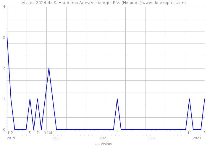 Visitas 2024 de S. Hondema Anesthesiologie B.V. (Holanda) 