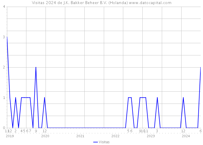 Visitas 2024 de J.K. Bakker Beheer B.V. (Holanda) 