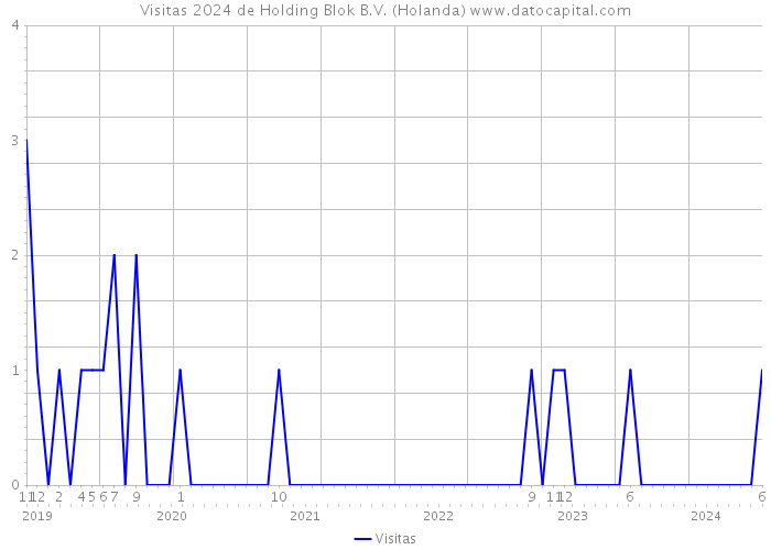 Visitas 2024 de Holding Blok B.V. (Holanda) 